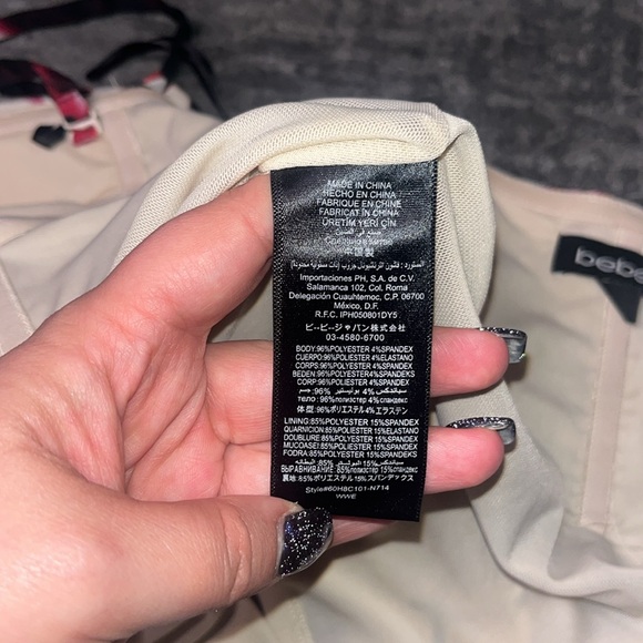 bebe Satin Corset Top - Picture 4 of 5